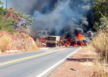 Motorista de carreta morre em acidente na BR-135 em São Gonçalo do Gurguéia